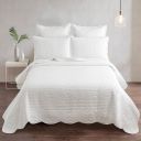 Scallop Jacquard Coverlet Set
