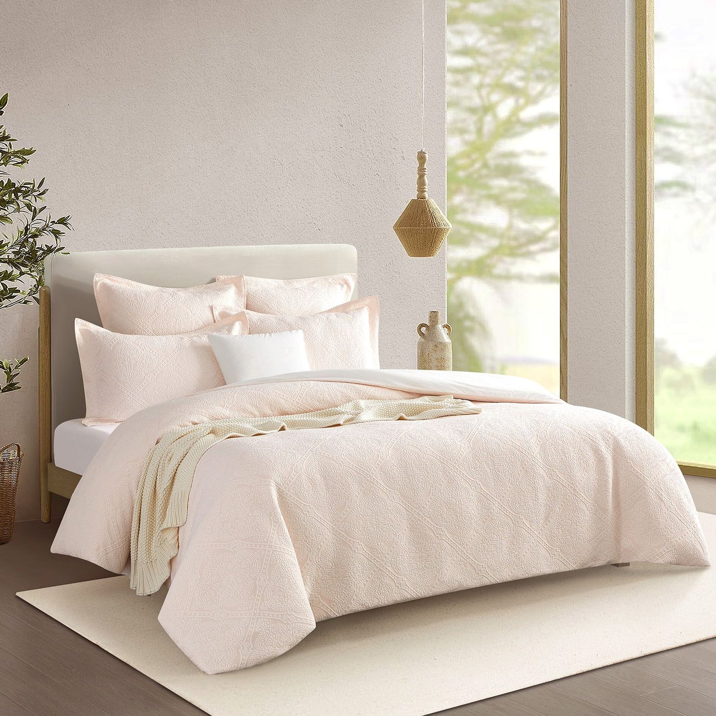 Bella Jacquard Quilt Cover Set