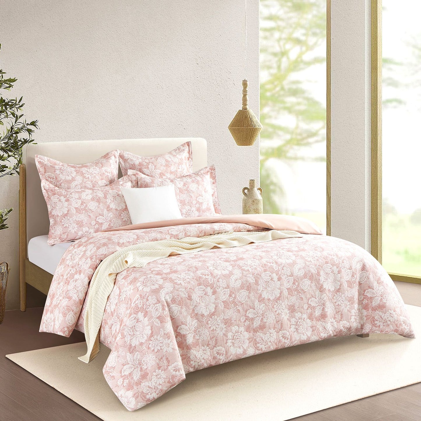 Aura Jacquard Quilt Cover set