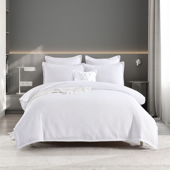 Atlantics Jacquard Quilt Cover Set