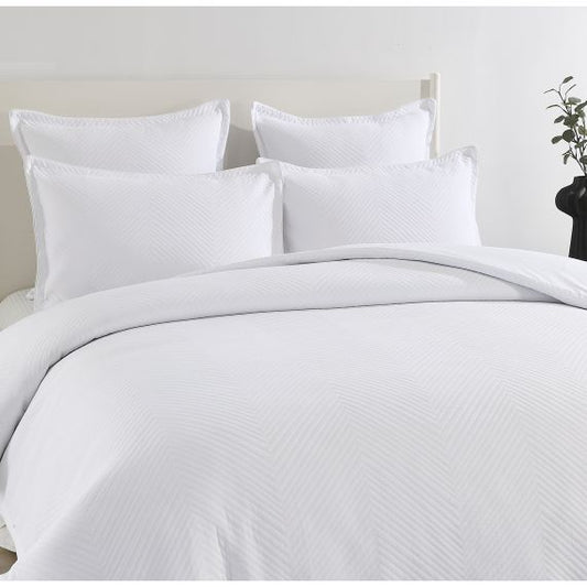 Atlantics Jacquard Quilt Cover Set