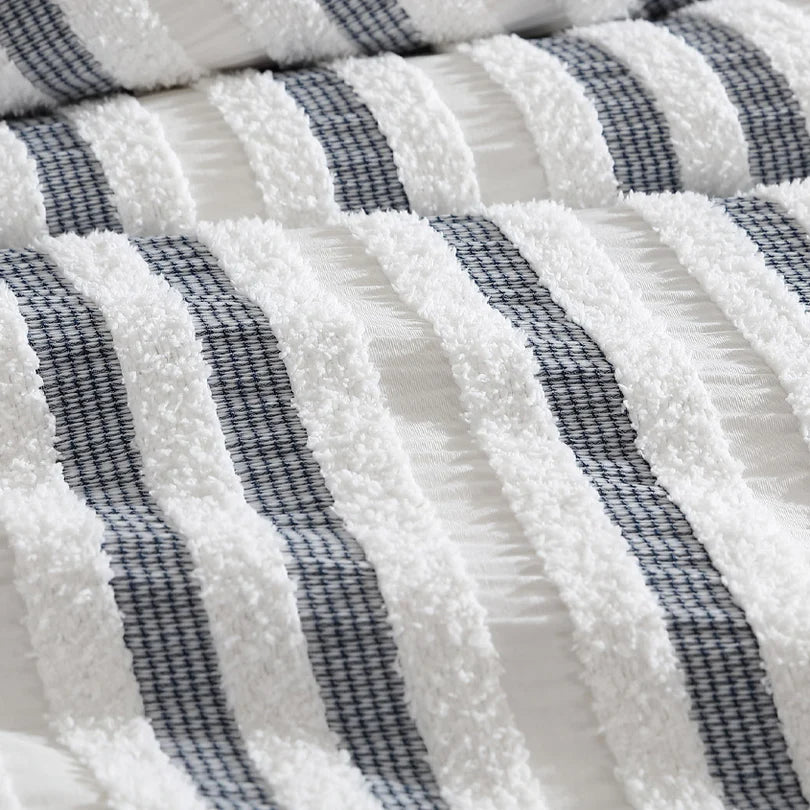 Boston White Quilt Cover Set