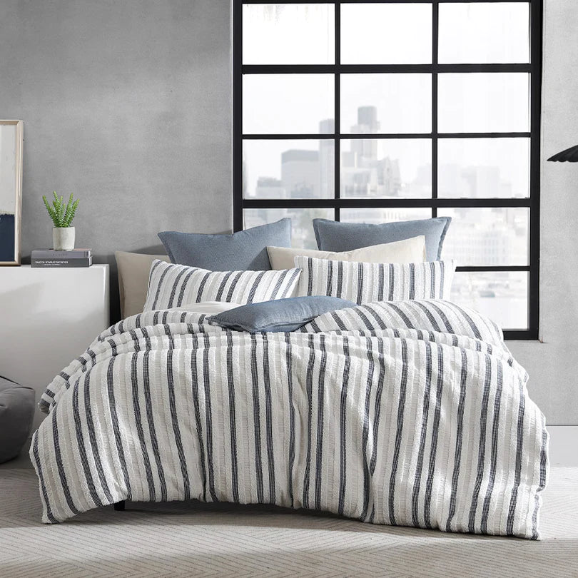 Boston White Quilt Cover Set