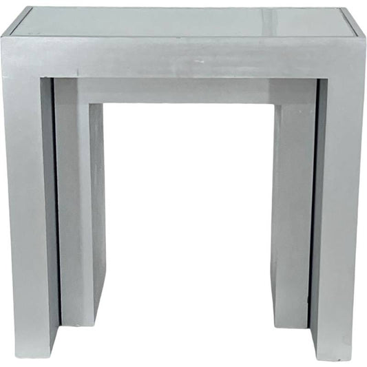 Naples Set of 2 Mirrored Side Tables