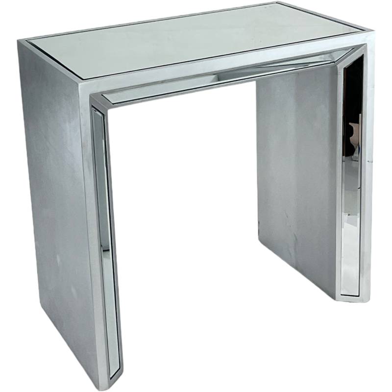 Naples Set of 2 Mirrored Side Tables