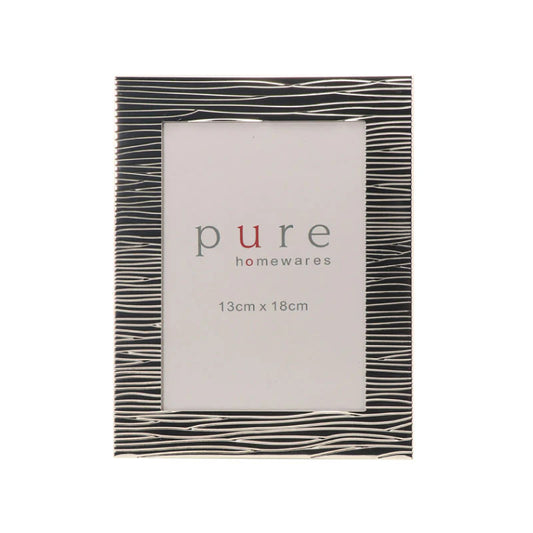 Erica Silver Grained Frame