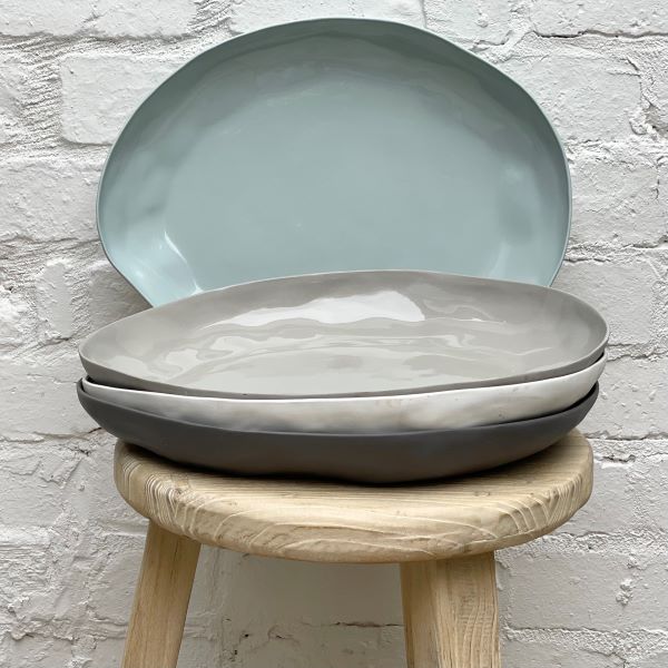 Flax Platter 38cms.