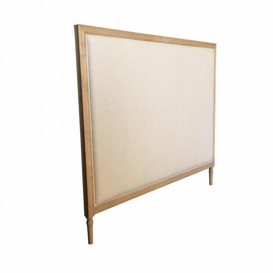 Weathered Oak Abbey Plain Bedhead