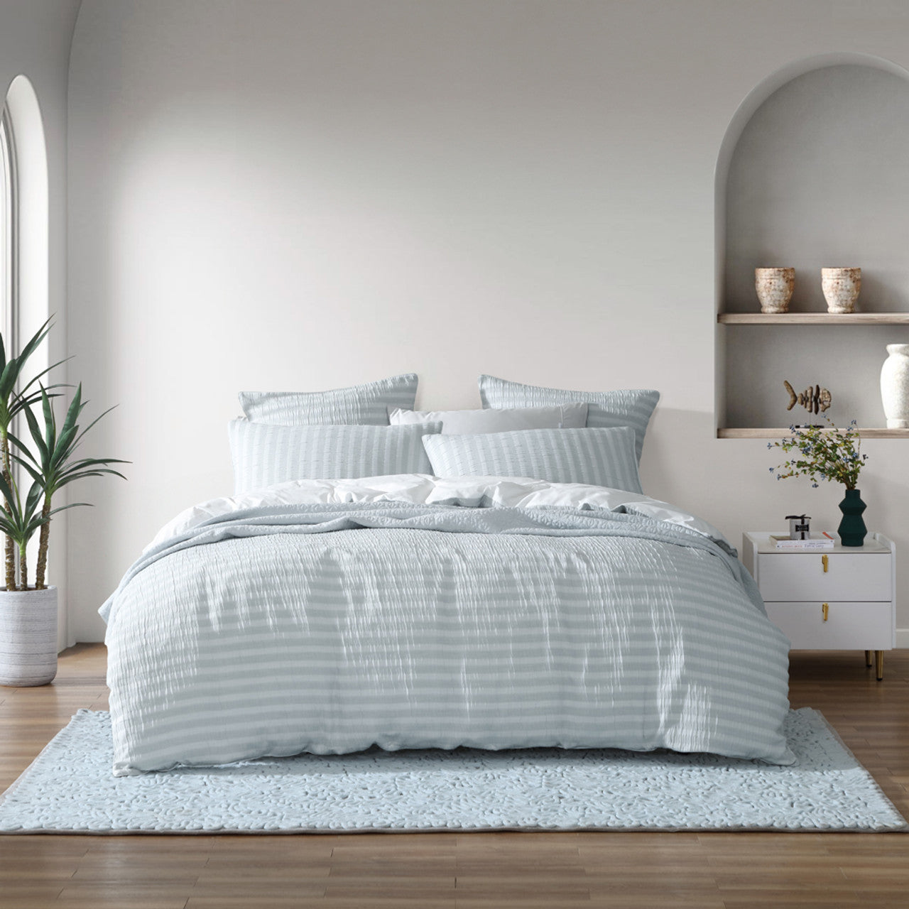 Emmet Platinum Quilt Cover Set