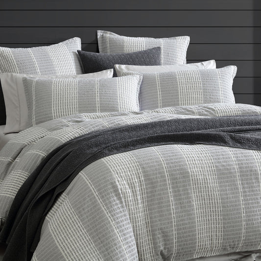 Hurley Charcoal Quilt Cover Set