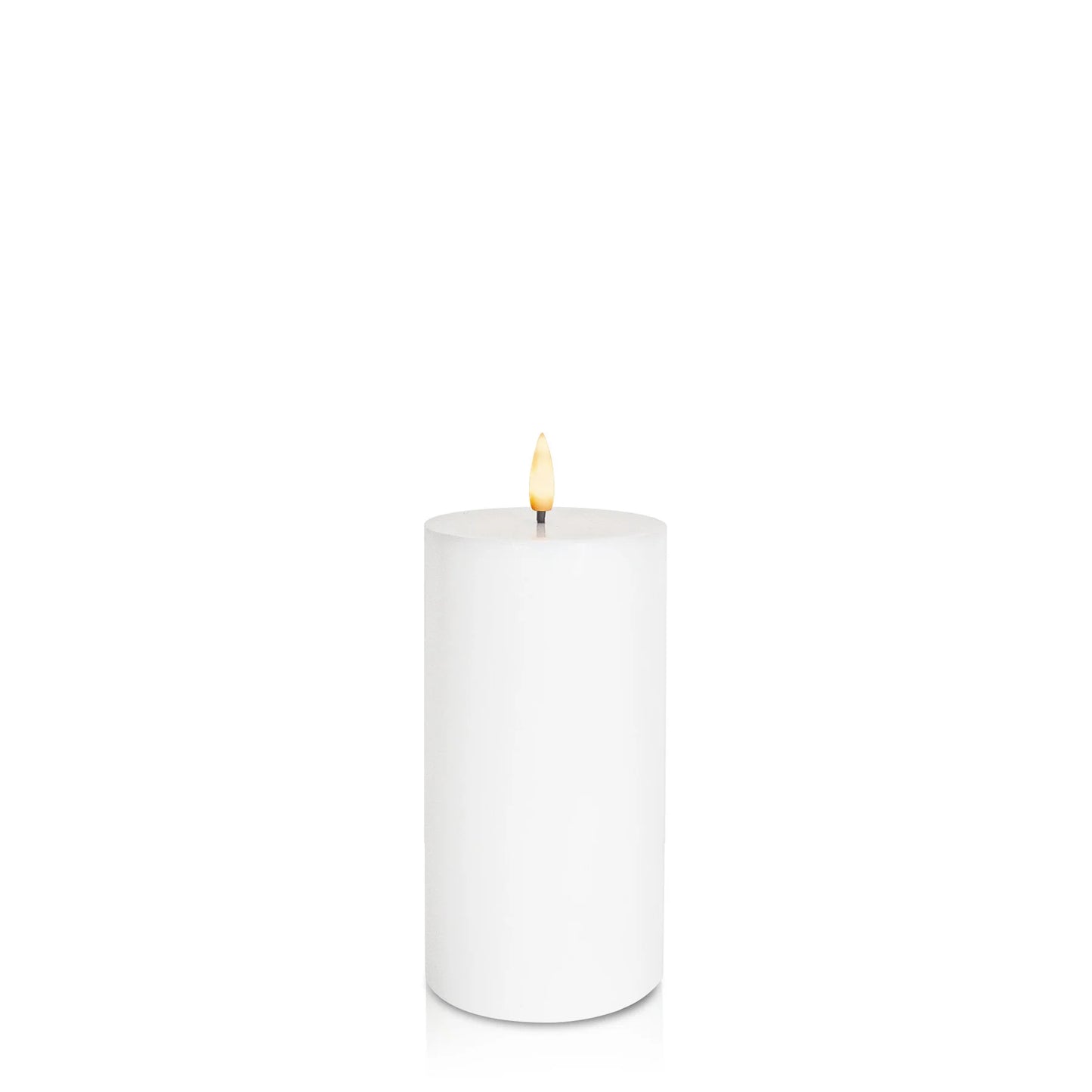 White LED Pillar Candle