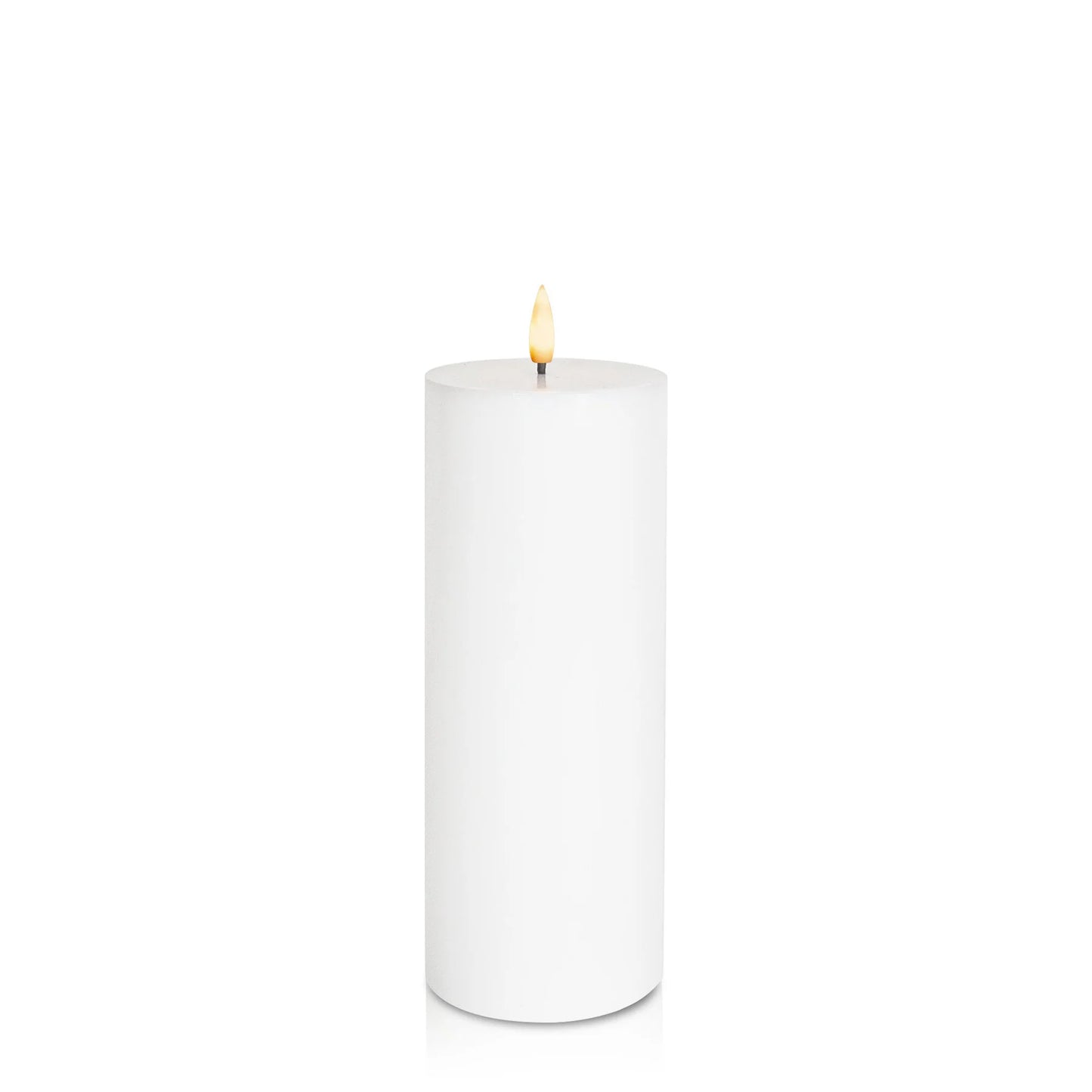 White LED Pillar Candle