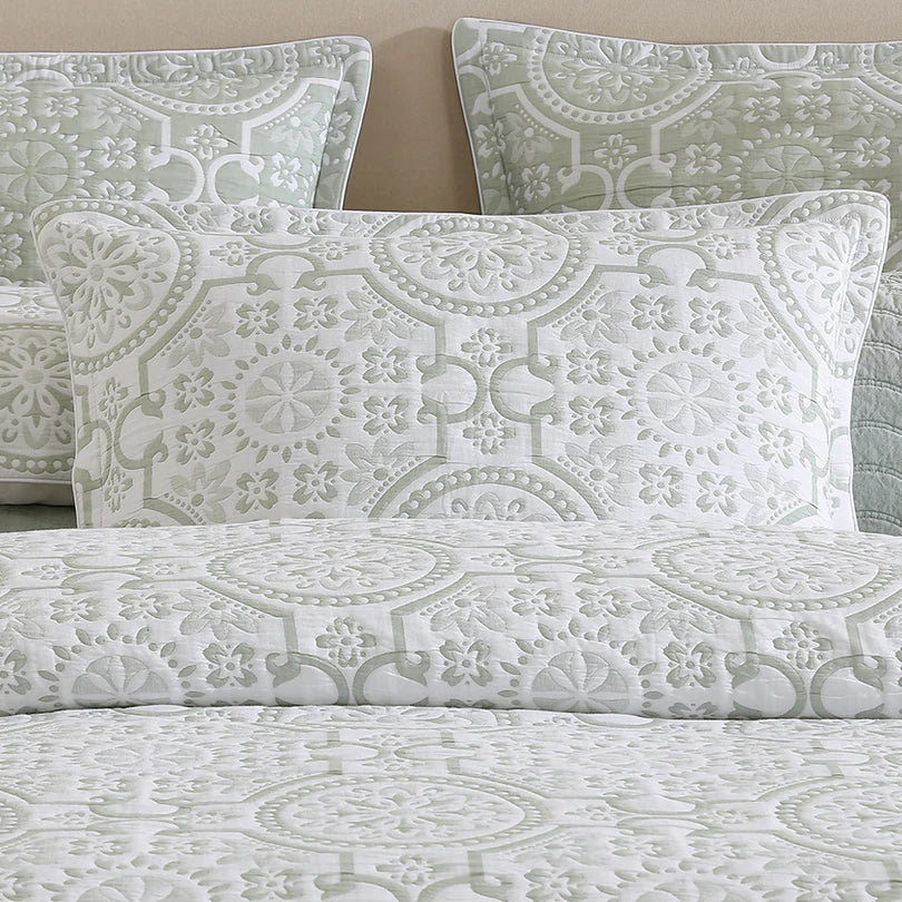 Mayfair Sage Quilt Cover Set