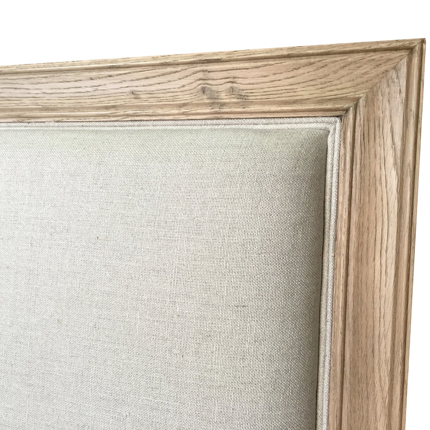 Weathered Oak Abbey Plain Bedhead