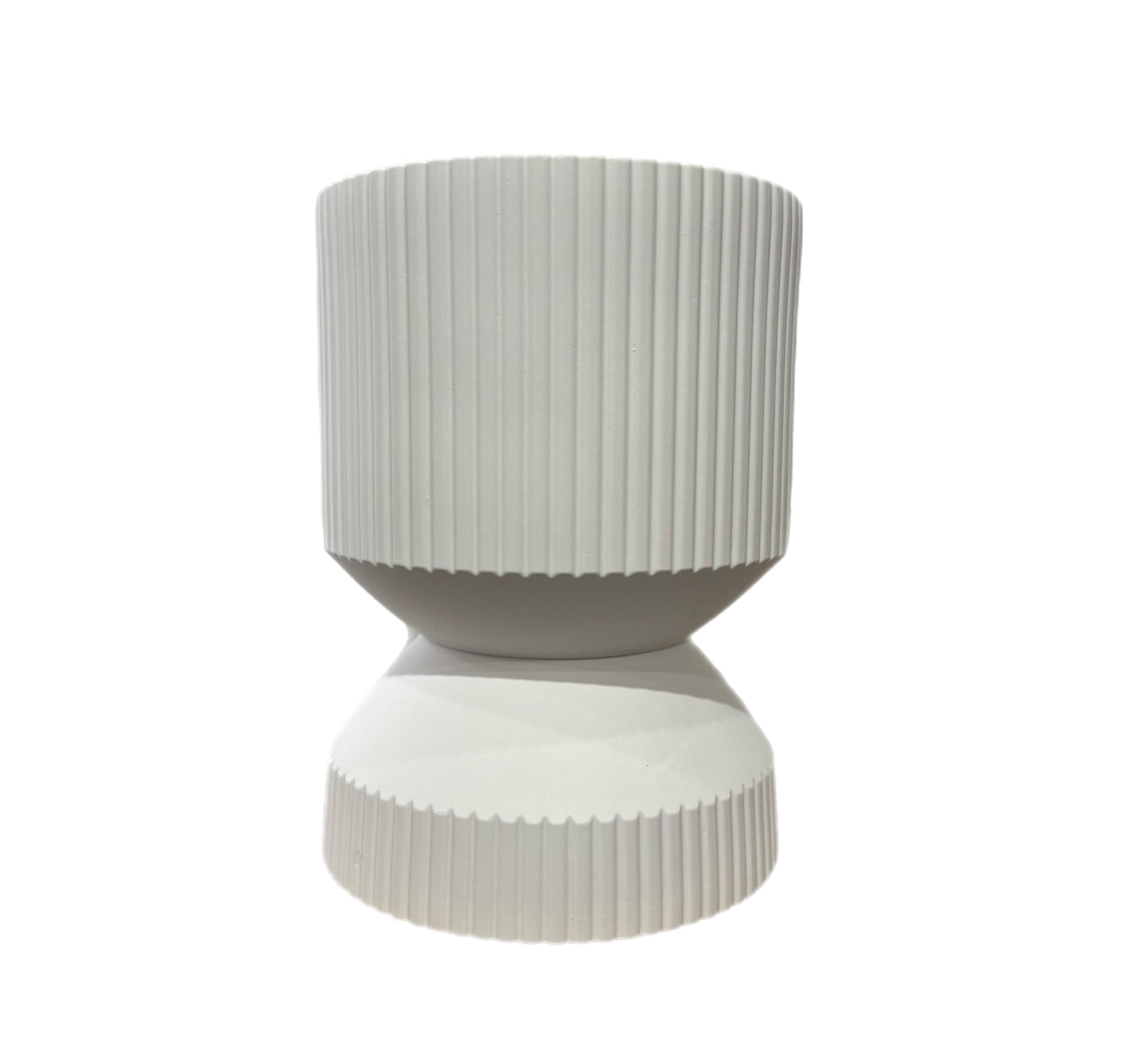 Rippled Footed Pot Planter