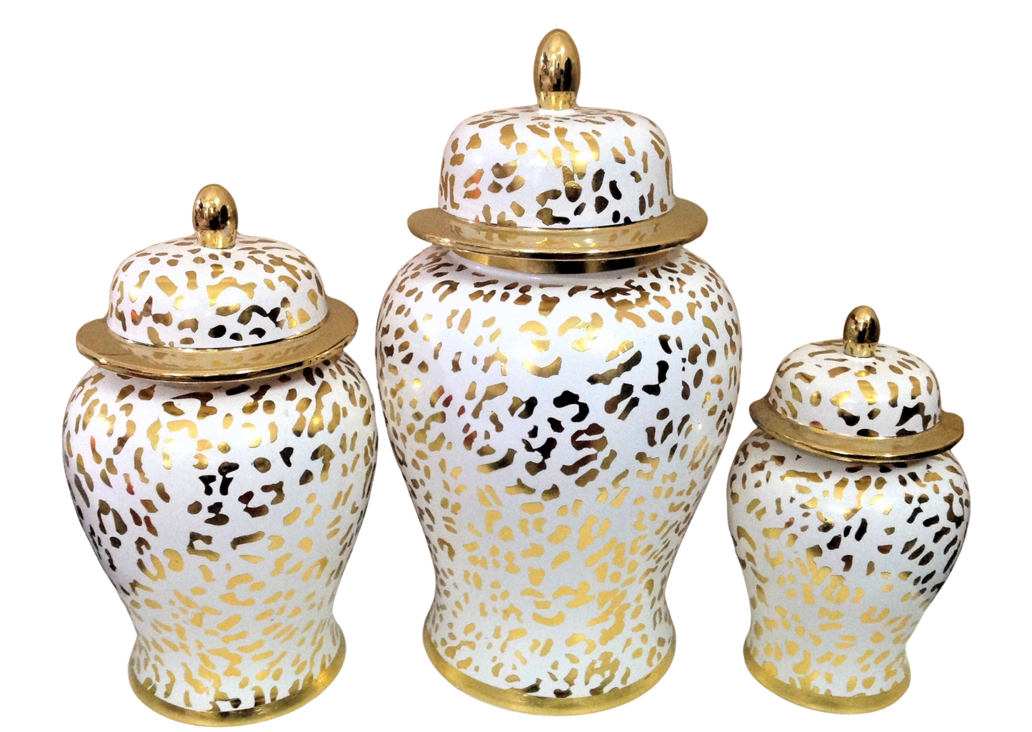Leopard Luxe Ceramic Jar
