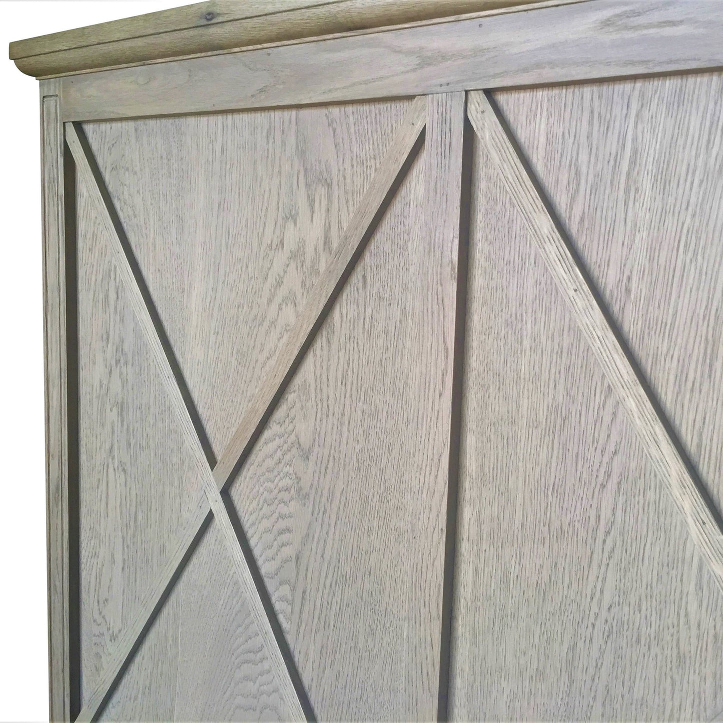 Weathered Oak Aston Wooden Headboard