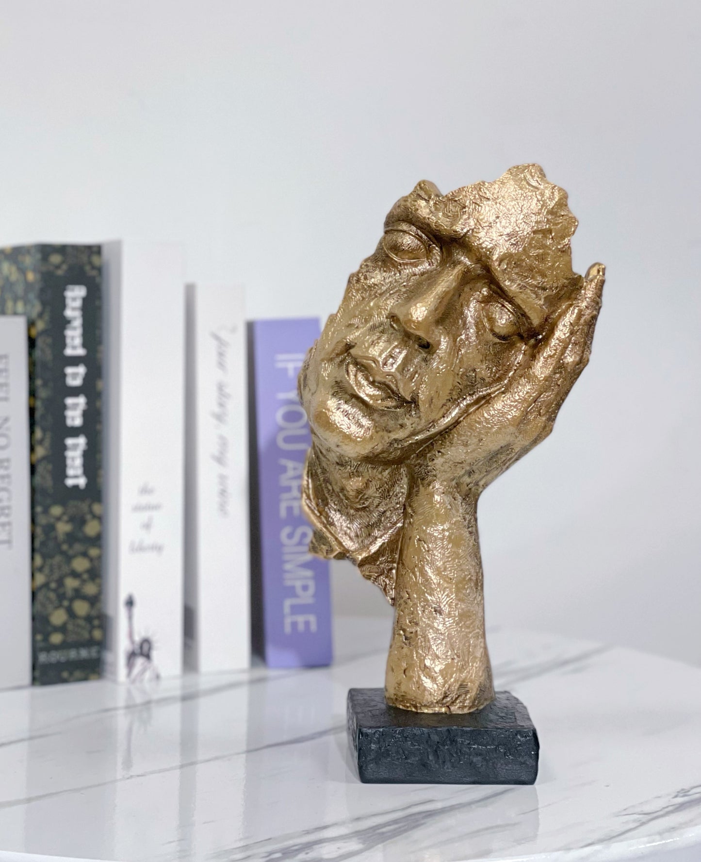 The 'Hear No Evil' Gold Statue