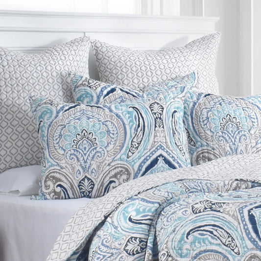 Blue Reflections Coverlet Set