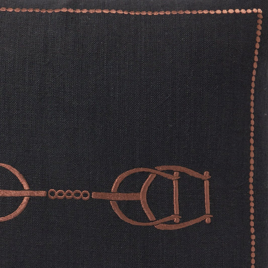 Equestrian Luxe Noir 50cm Cushion