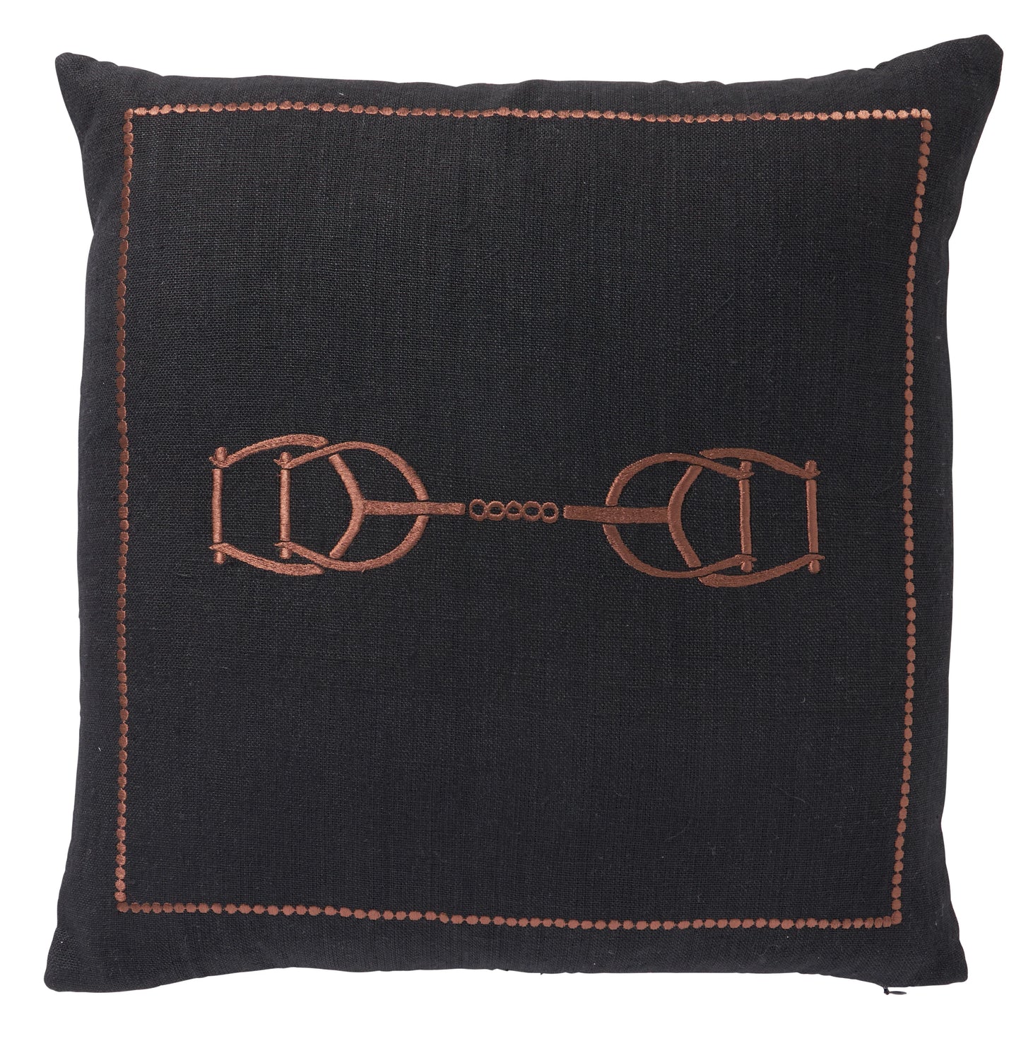 Equestrian Luxe Noir 50cm Cushion