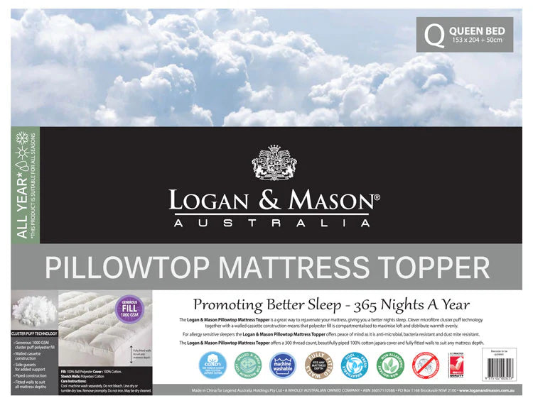 Pillowtop Mattress Topper