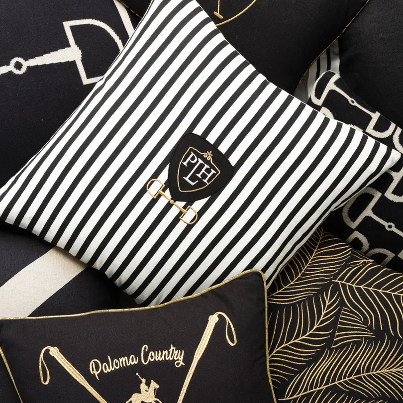 Equine Stripes 55cm Cushion