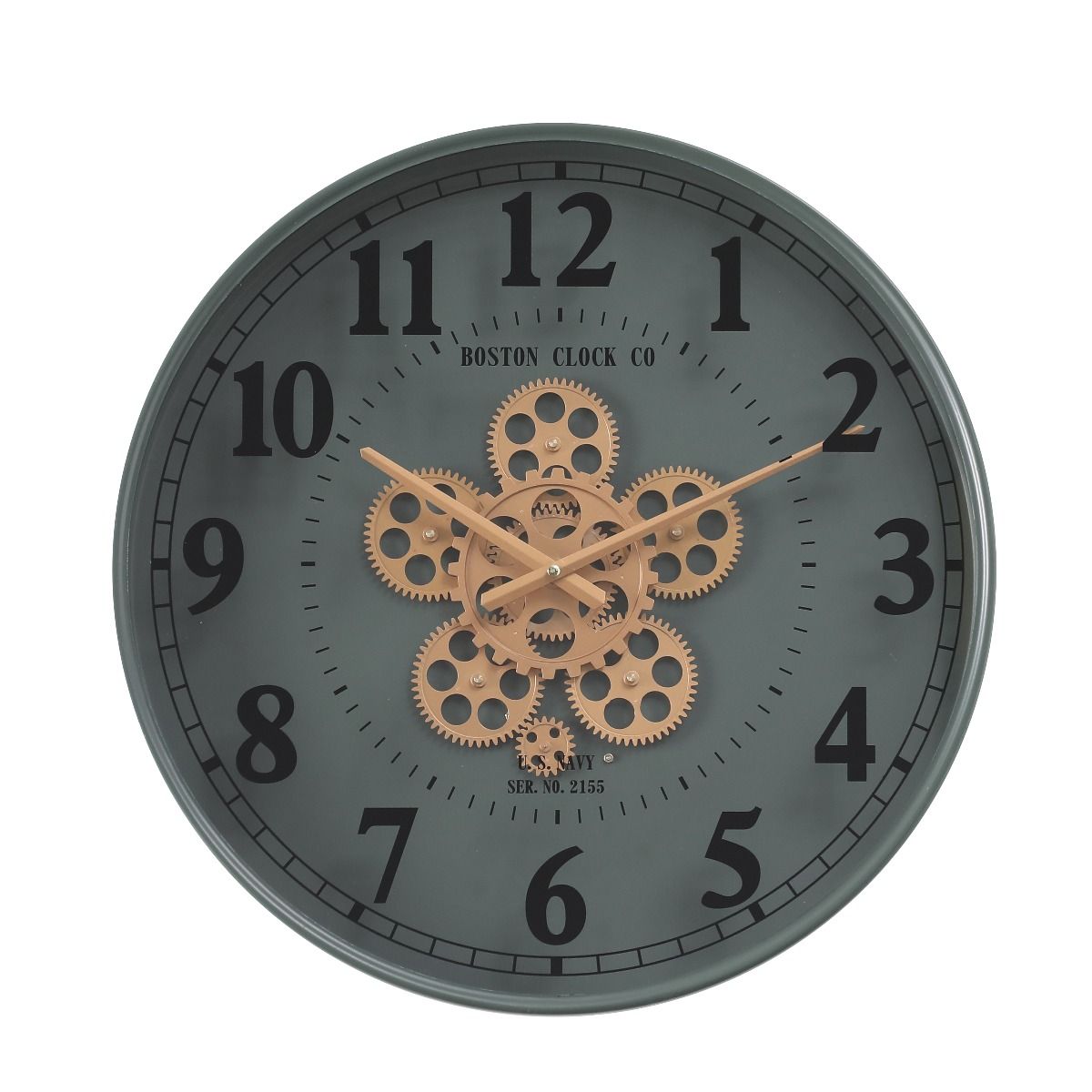 Henri Round Industrial Wall Clock 50cm
