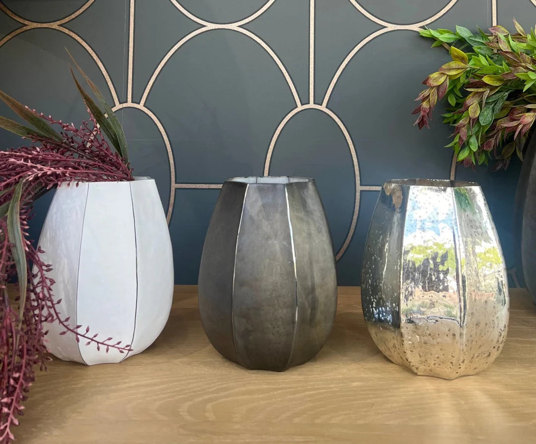 Lantern Vase Silver