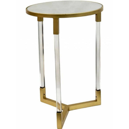 Mirage Side Table with Mirrored Top