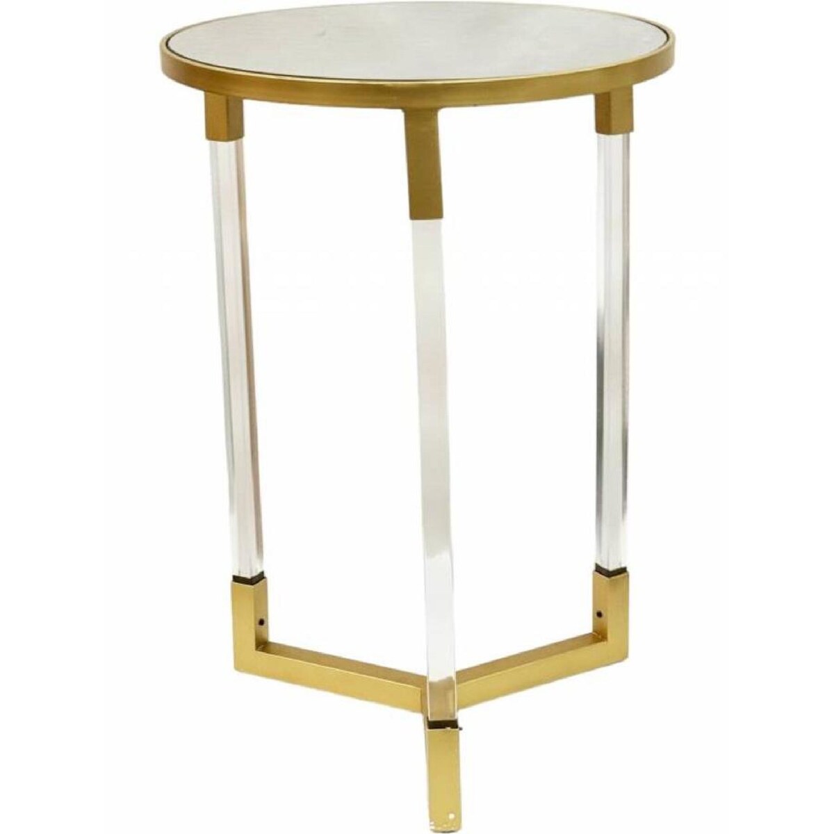 Mirage Side Table with Mirrored Top