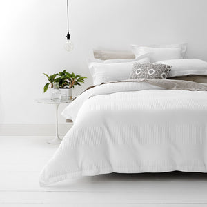 Elegance Waffle Cotton Jacquard Quilt Cover Set