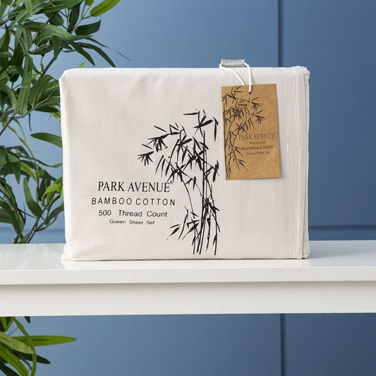 500TC Natural Bamboo Cotton Sheet Set