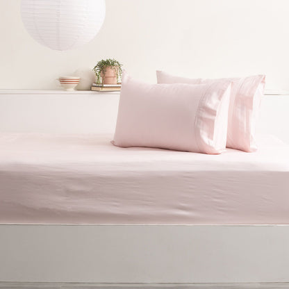 500TC Natural Bamboo Cotton Sheet Set - No Flat Sheet.
