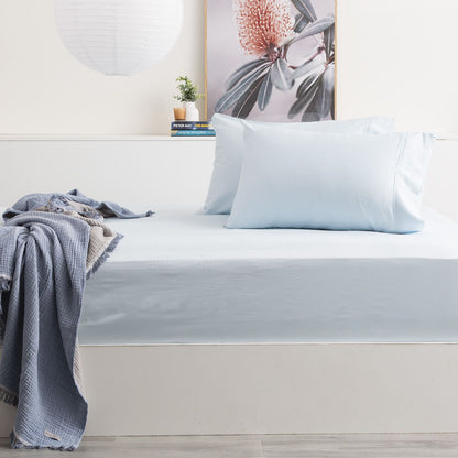 500TC Natural Bamboo Cotton Sheet Set - No Flat Sheet.