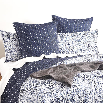 Delos Quilted Reversible Coverlet Set