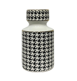 Houndstooth Vase