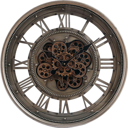 Round Industrial Wall Clock 60cm