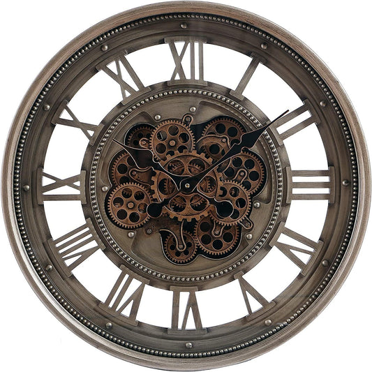 Round Industrial Wall Clock 60cm