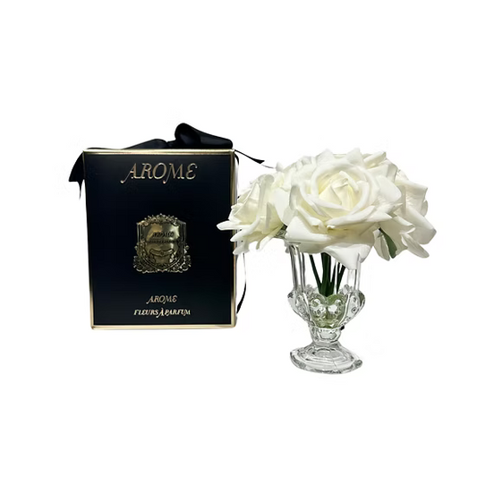 Arome Fleurs A Parfum - 5 Roses White - Rose Scent
