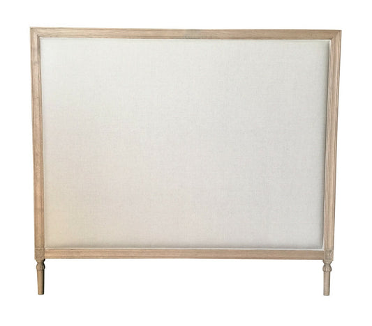 Weathered Oak Abbey Plain Bedhead