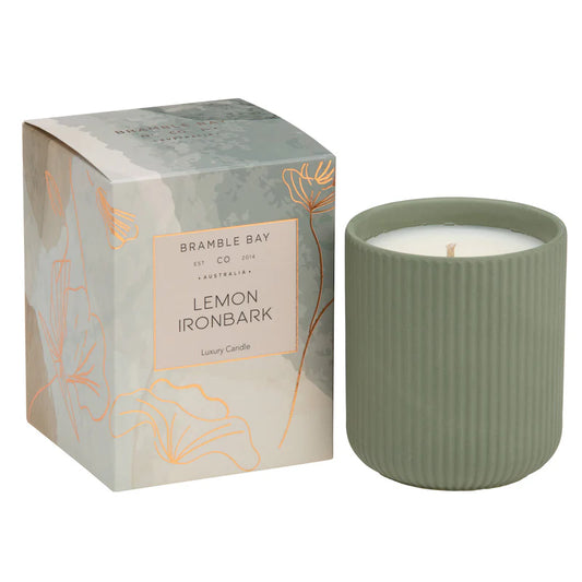 Lemon Ironbark Ceramic Candle