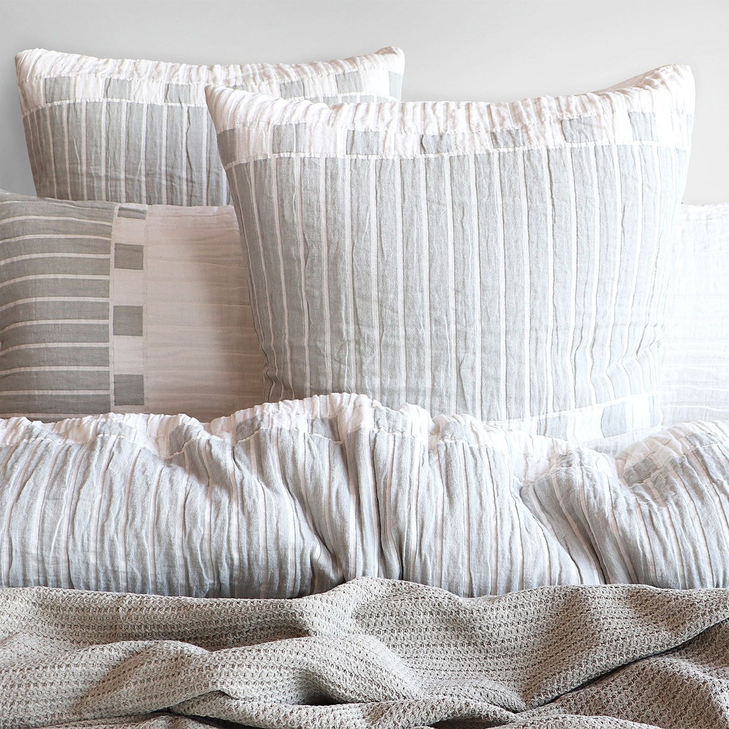 Brooks Jacquard Yarn Dye Quilt Cover Set