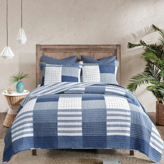 Blue Inspiration Coverlet Set