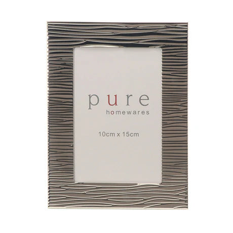 Erica Silver Grained Frame