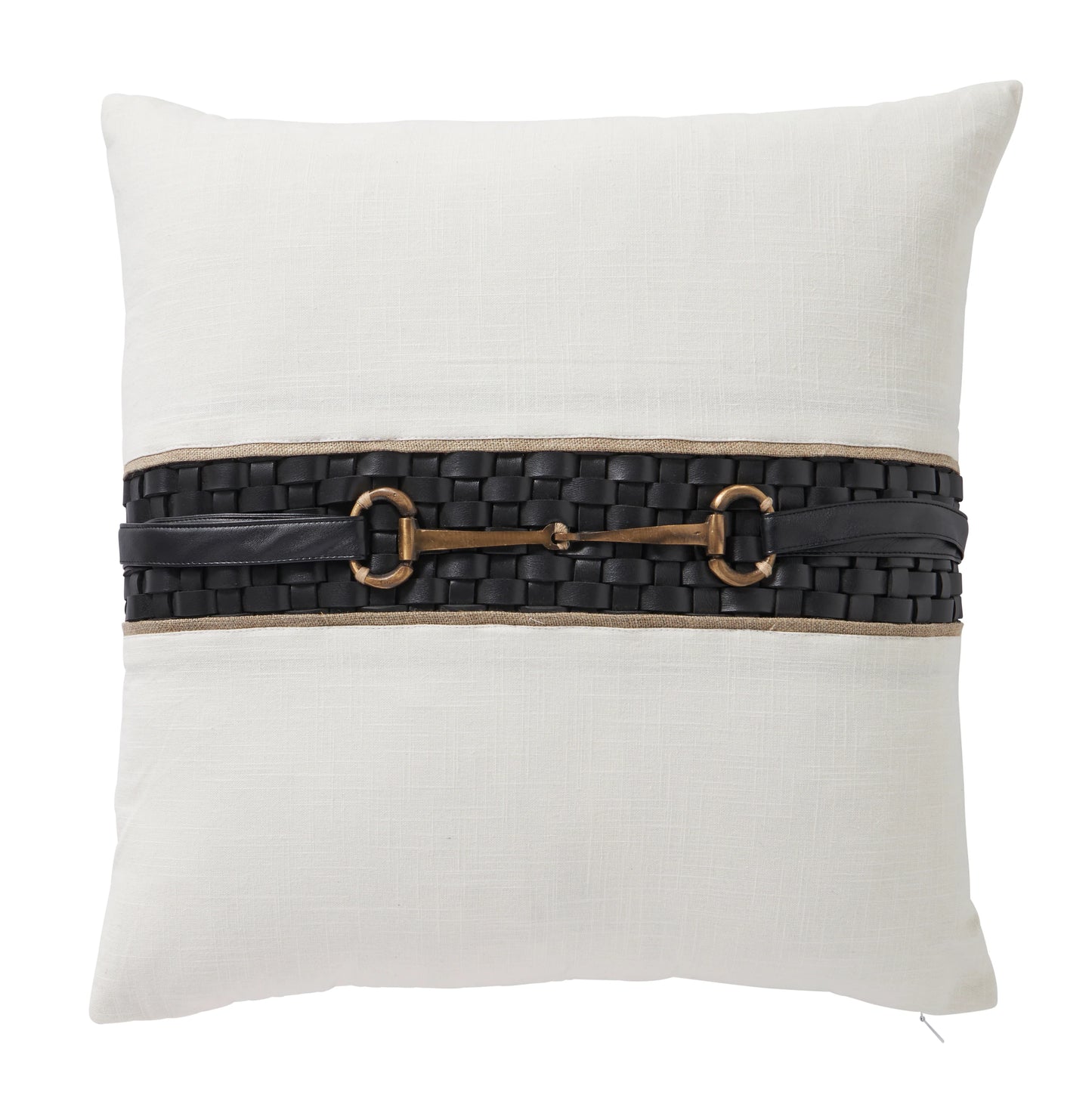 Equine Leather Luxe 50cm Cushion