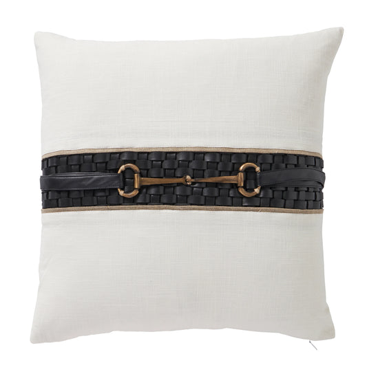 Equine Leather Luxe 50cm Cushion