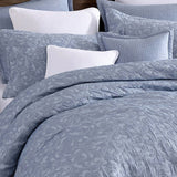 LEONI BLUE QUILT COVER SET