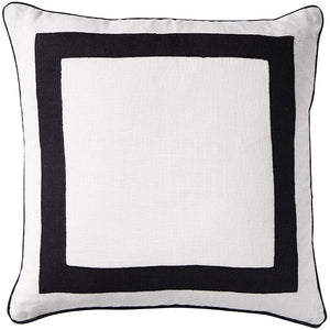 LINEN ROYAL BORDER 50CM CUSHION