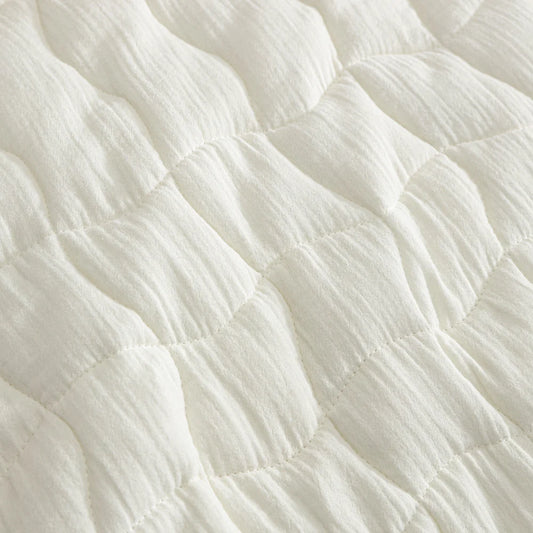 Cascade Ivory Coverlet Set